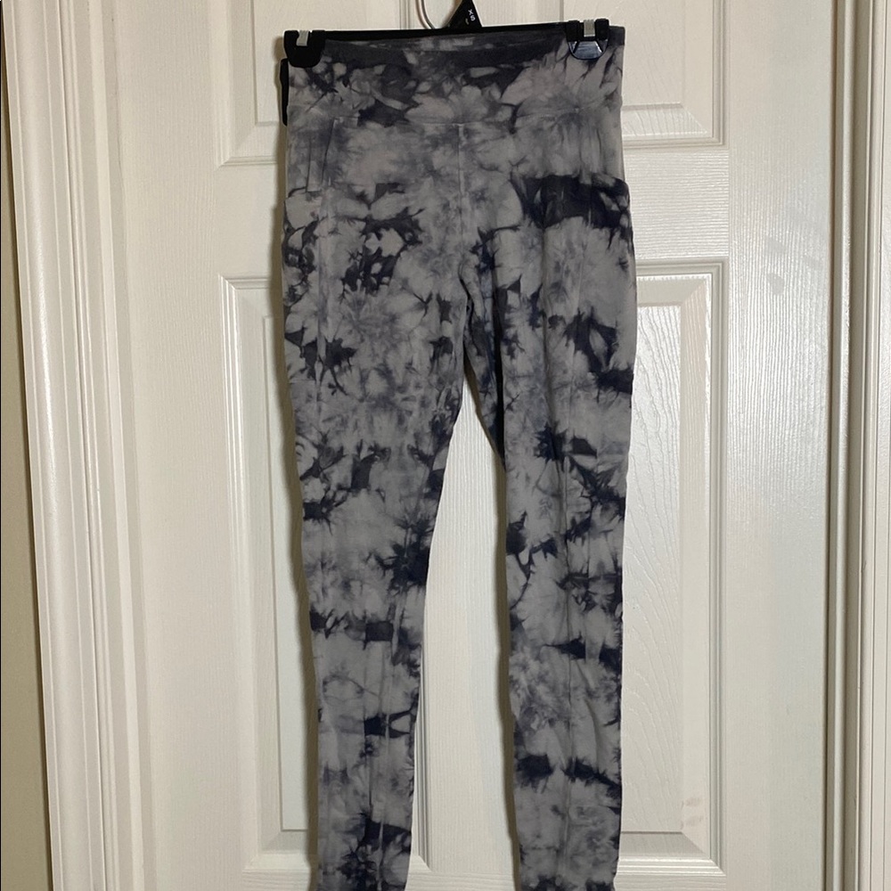 Art Class Gray Tie-Dye Leggings